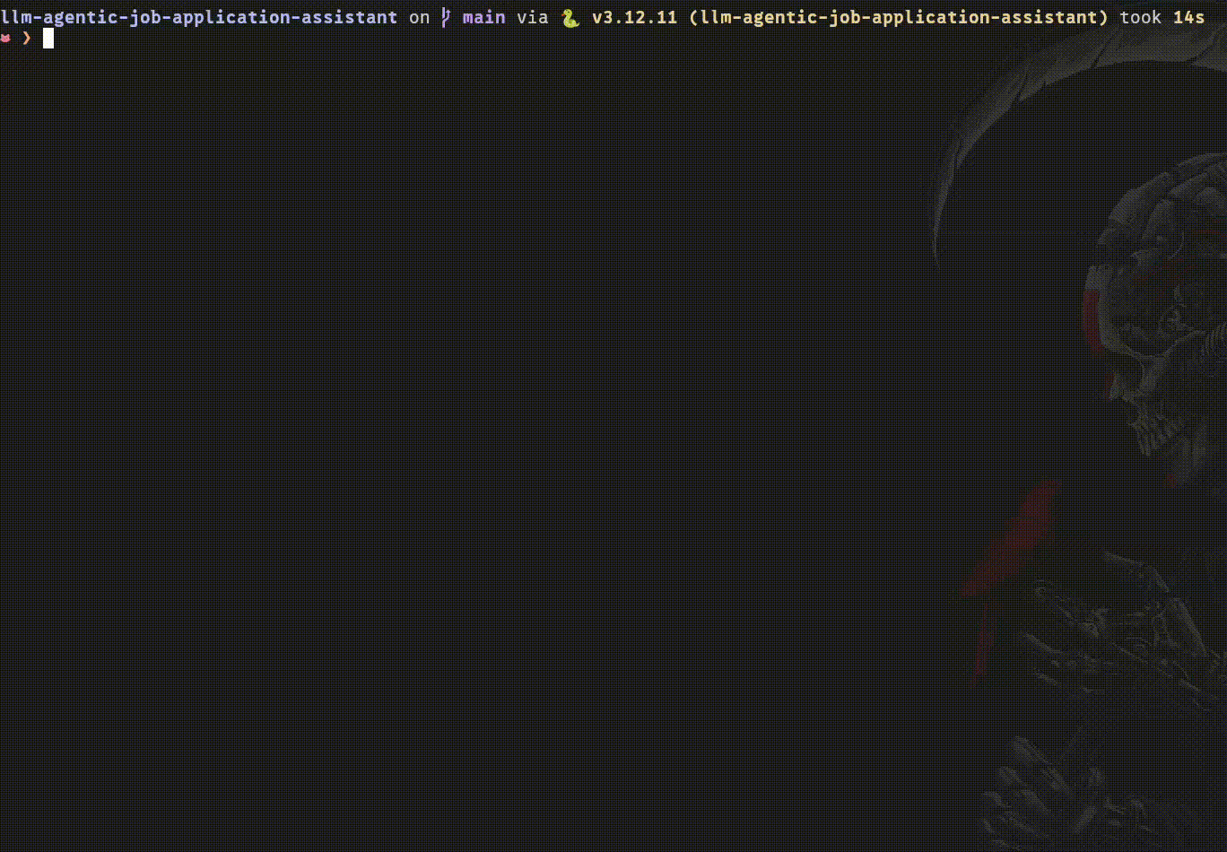 Demo of Agentic Job Application Assistant